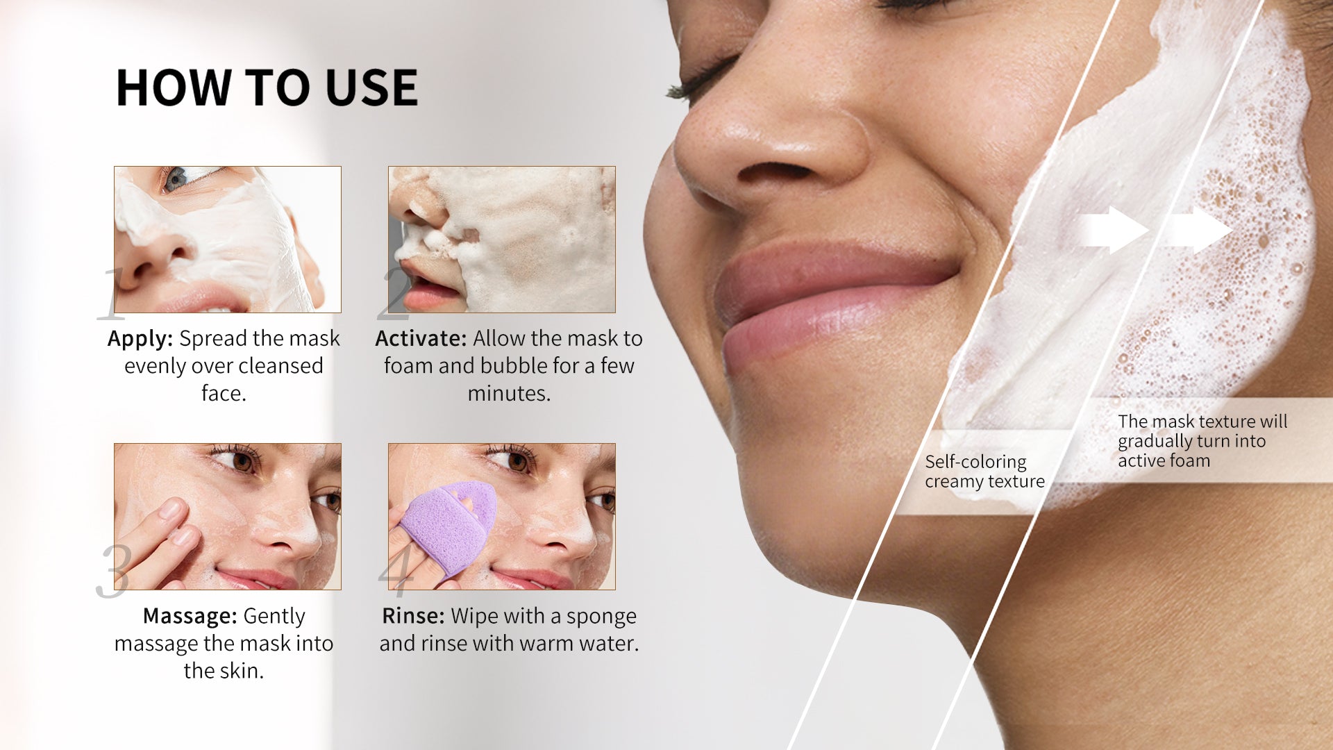 OPZI Oxygen Infusion Mask – Your At-Home Oxygen Facial Instant Glow |  Deep Detox |  Hydration Boost