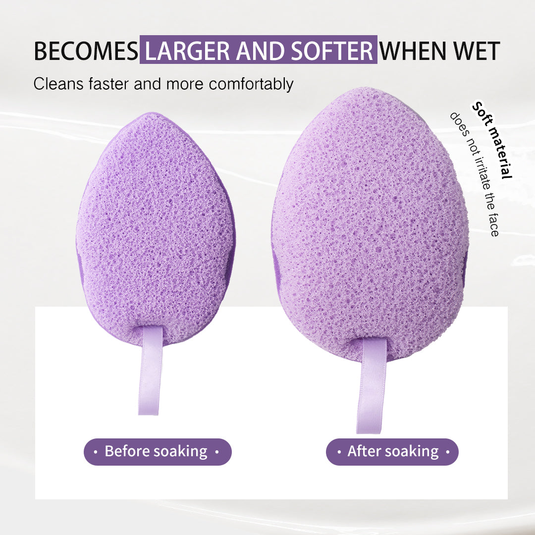 OPZI PureFoam Hydrophilic Cleansing Sponge – Soft, Deep‑Clean Mesh Puff