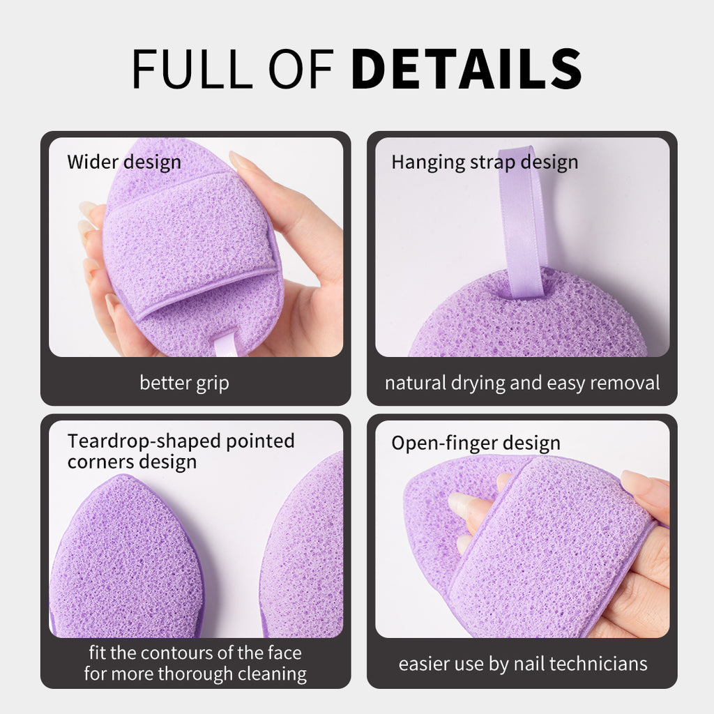 OPZI PureFoam Hydrophilic Cleansing Sponge – Soft, Deep‑Clean Mesh Puff