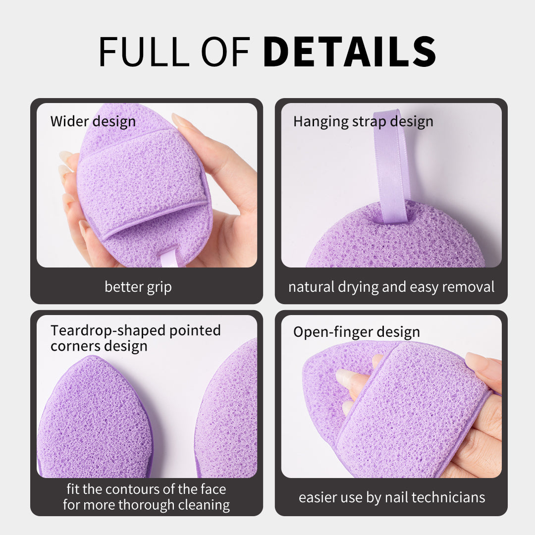 OPZI PureFoam Hydrophilic Cleansing Sponge – Soft, Deep‑Clean Mesh Puff