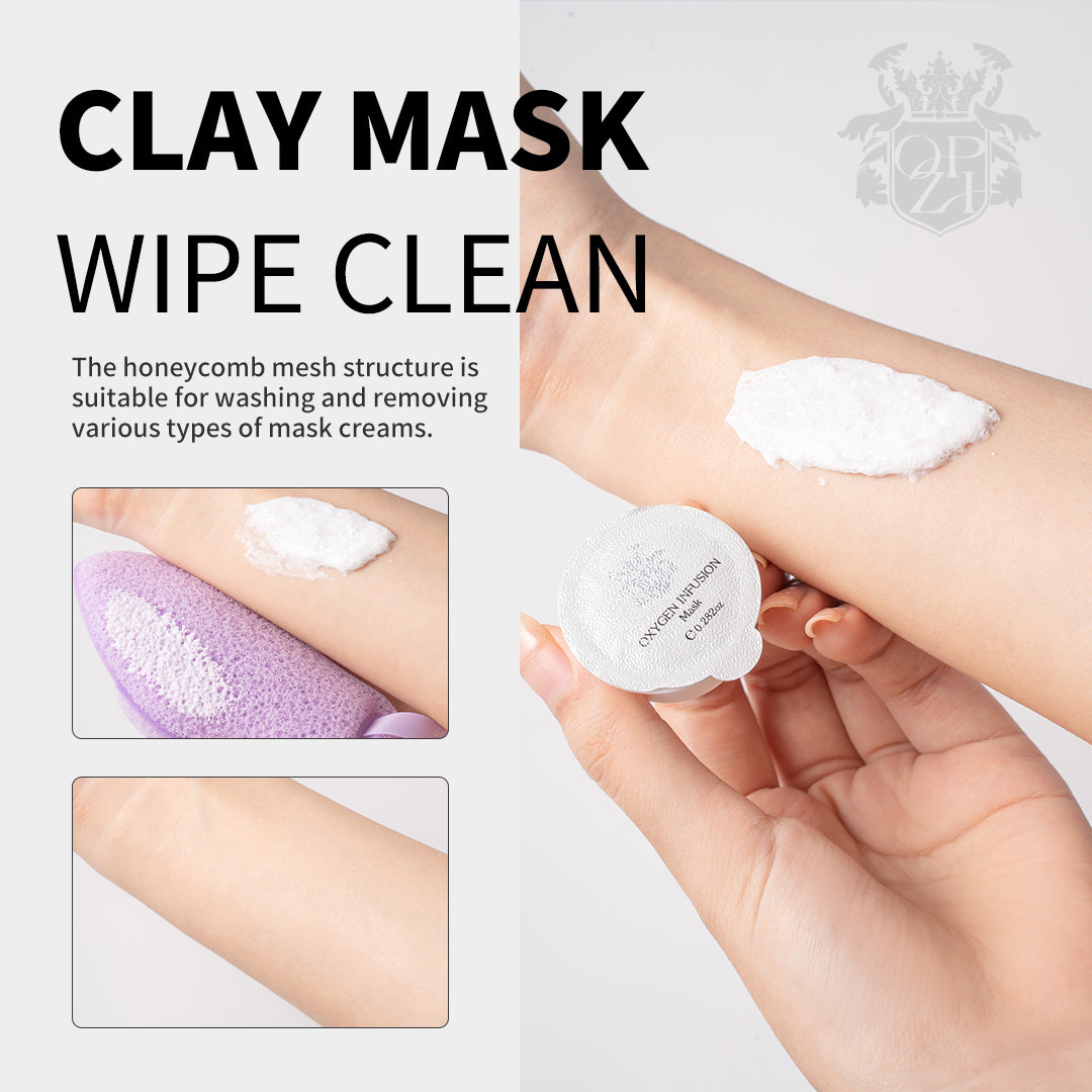 OPZI PureFoam Hydrophilic Cleansing Sponge – Soft, Deep‑Clean Mesh Puff