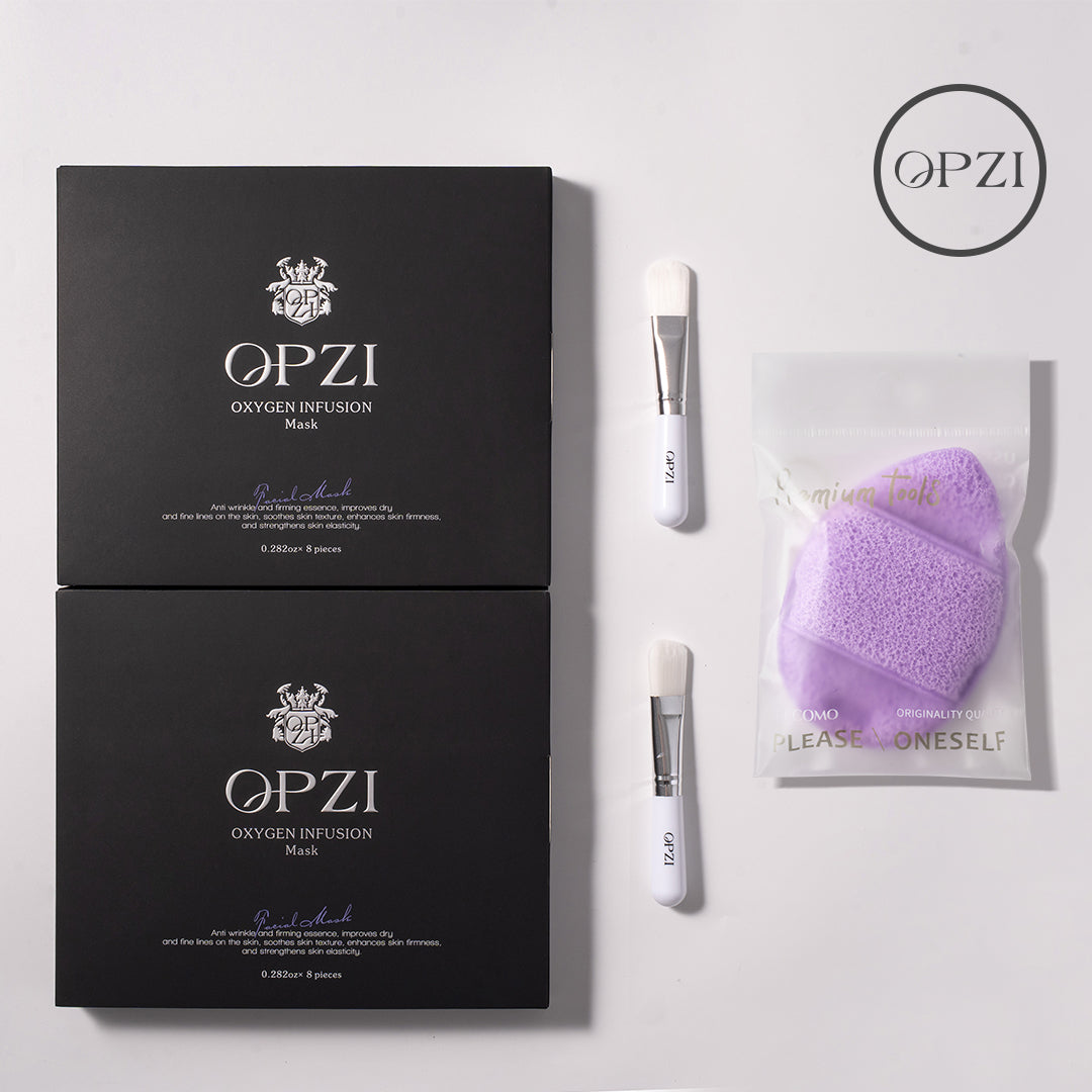 OPZI Oxygen Infusion Mask – Your At-Home Oxygen Facial Instant Glow |  Deep Detox |  Hydration Boost